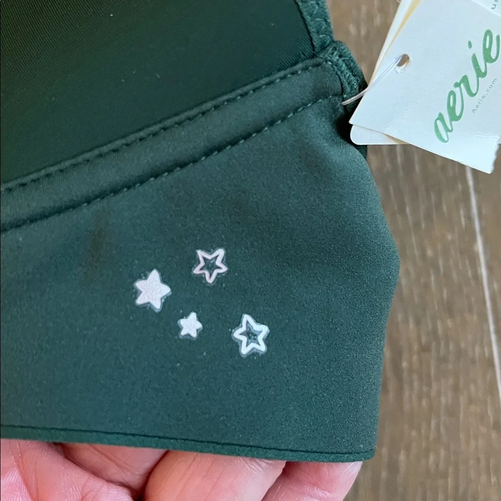 NWT aerie Convertible Strap Bra size n Deep Green size 36B